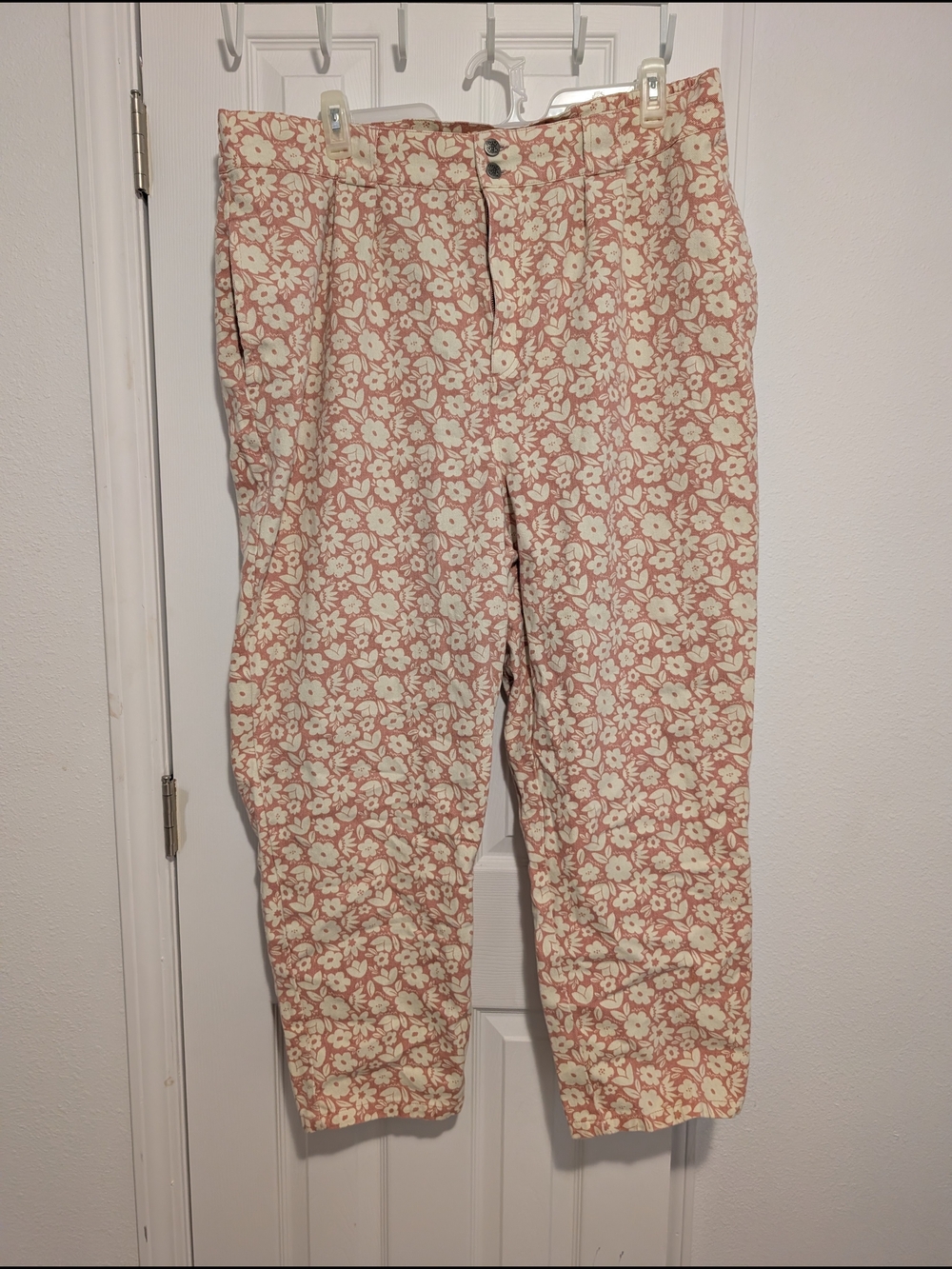 Lucy & Yak Pink Floral Print Pants